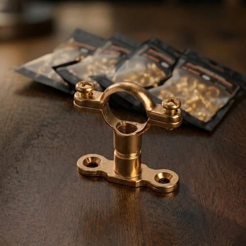 Brass Munsen Ring Pipe Clip 19mm 3/4" (DN20)