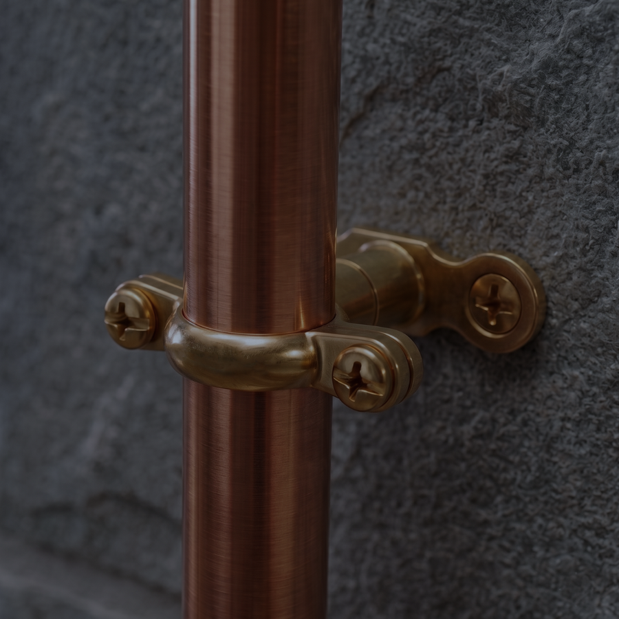 Brass Munsen ring pipe clip