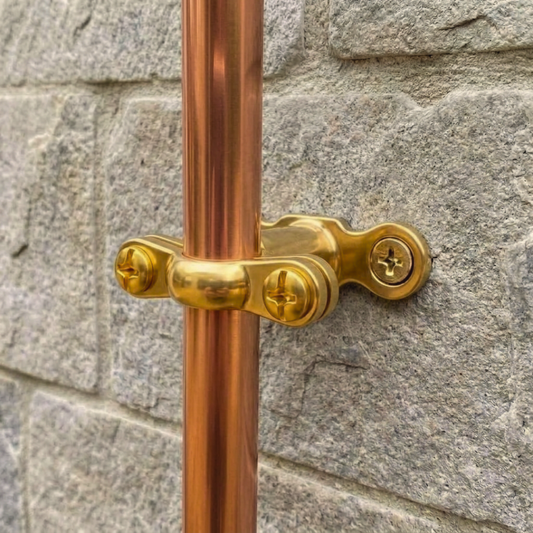 Brass Munsen Ring Pipe Clip 12mm 1/2" (DN15) - Sydney Outdoor Showers