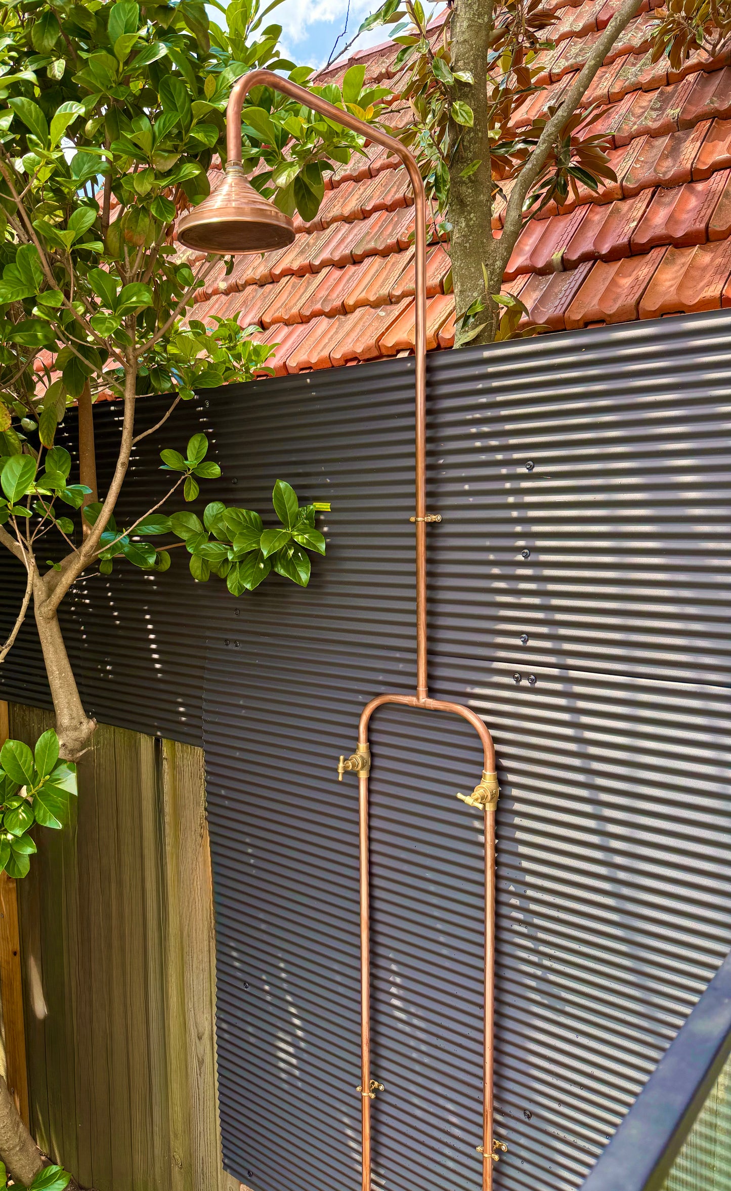Copper Oasis - Outdoor Shower - Sydney Outdoor Showers