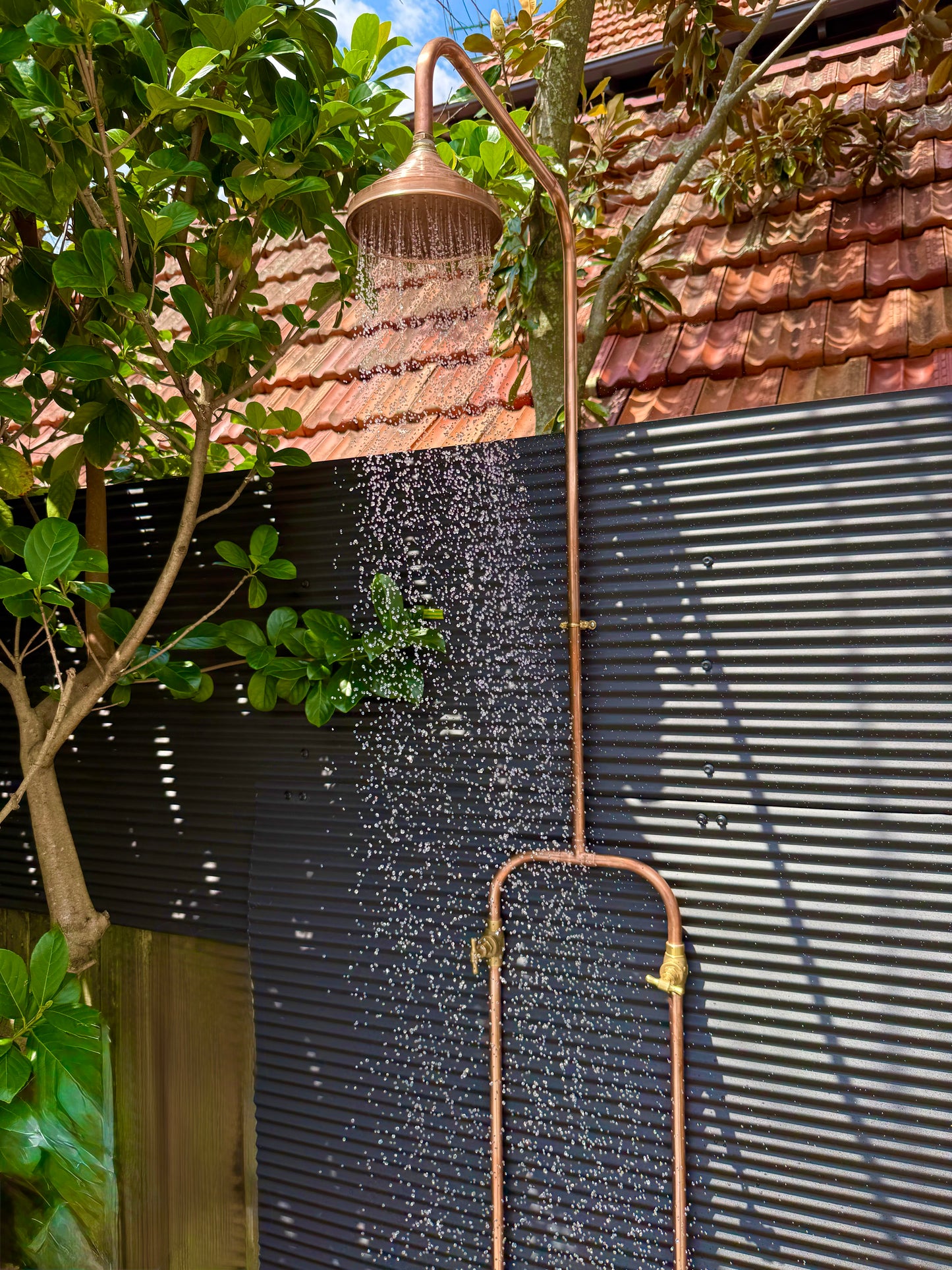 Copper Oasis - Outdoor Shower - Sydney Outdoor Showers