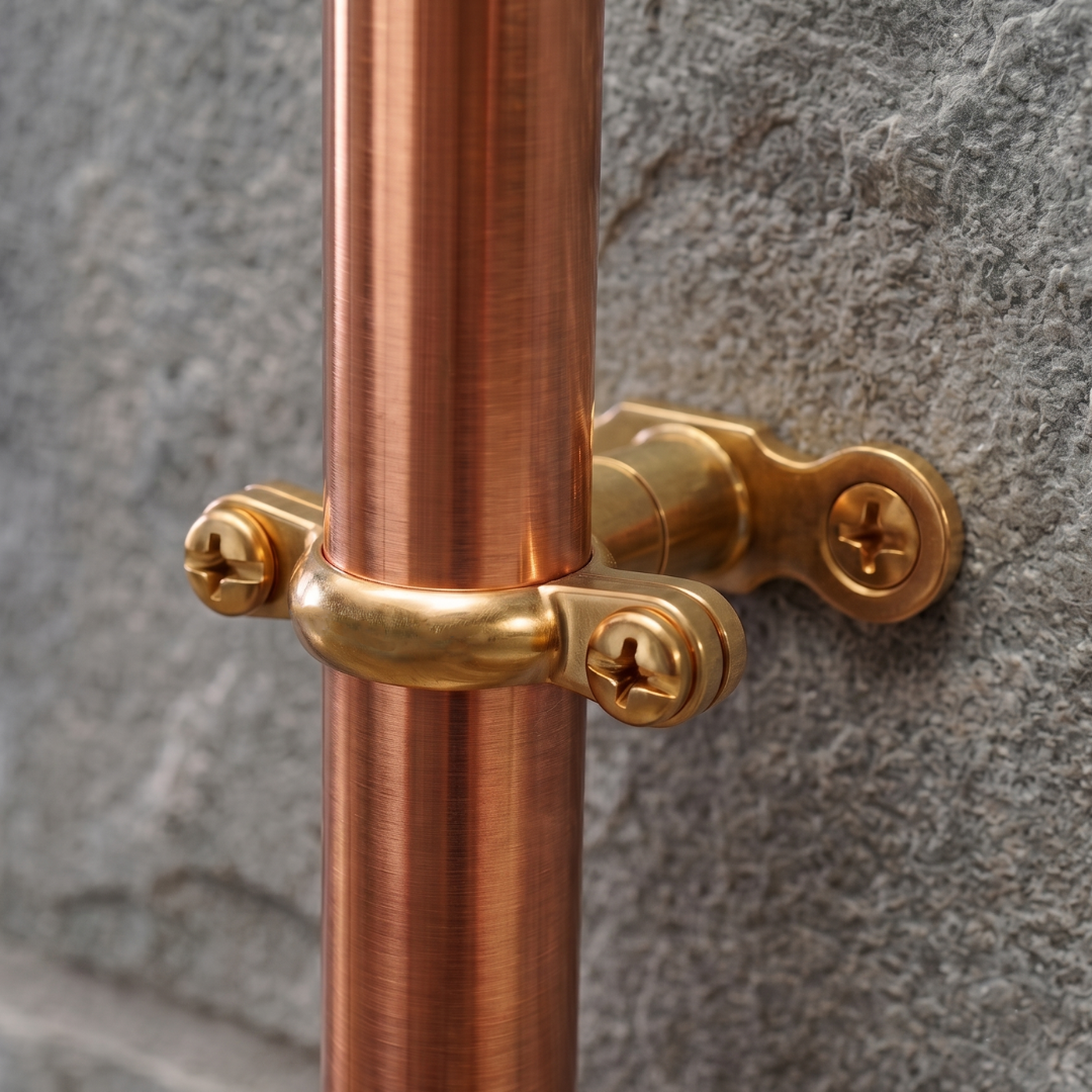 Brass Munsen Ring Pipe Clip 19mm 3/4" (DN20) - Sydney Outdoor Showers